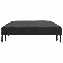 Housse de Table Uni Noir 202 x 92 x 15 cm tissu 535001535001