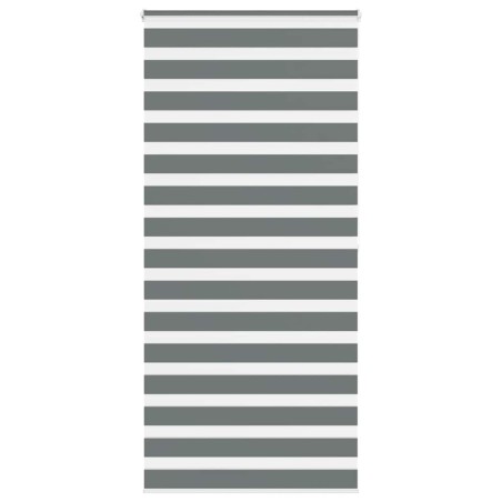 Store zèbre gris foncé largeur du tissu 105,9 cm polyester 535002535002