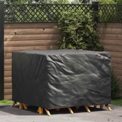 Housse pour meubles Noir 125 x 125 x 74 cm Tissu Oxford 600D 535011535011