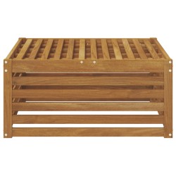 Pouf d'Extérieur Naturel 79 x 79 x 37 cm Bois d'Acacia Massif 535014535014