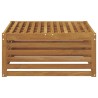 Pouf d'Extérieur Naturel 79 x 79 x 37 cm Bois d'Acacia Massif 535014535014