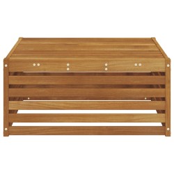Pouf d'Extérieur Naturel 79 x 79 x 37 cm Bois d'Acacia Massif 535014535014