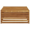 Pouf d'Extérieur Naturel 79 x 79 x 37 cm Bois d'Acacia Massif 535014535014