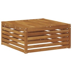 Pouf d'Extérieur Naturel 79 x 79 x 37 cm Bois d'Acacia Massif 535014535014