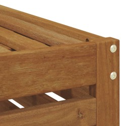 Pouf d'Extérieur Naturel 79 x 79 x 37 cm Bois d'Acacia Massif 535014535014
