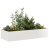 Jardinière 200x80x40 cm acier inoxydable 535046535046