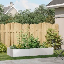 Jardinière 200x80x40 cm acier inoxydable 535046535046