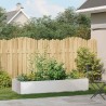Jardinière 200x80x40 cm acier inoxydable 535046535046