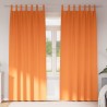 Rideaux occultants avec anneaux 2 pcs Orange vif 225 x 140 cm 535060535060