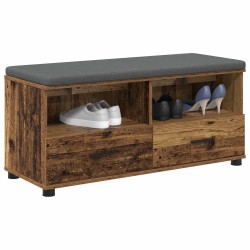 Banc d'entrée avec coussin Bois ancien 100 x 38 x 46 cm 535061535061