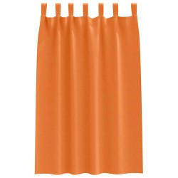 Rideaux occultants avec anneaux 2 pcs Orange vif 175 x 140 cm 535070535070