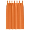Rideaux occultants avec anneaux 2 pcs Orange vif 175 x 140 cm 535070535070