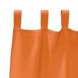 Rideaux occultants avec anneaux 2 pcs Orange vif 175 x 140 cm 535070535070