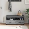 Banc d'entrée avec coussin Gris Sonoma 100 x 38 x 46 cm 535072535072
