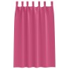 Rideaux occultants avec anneaux 2 pcs Rose vif 175 x 140 cm 535074535074