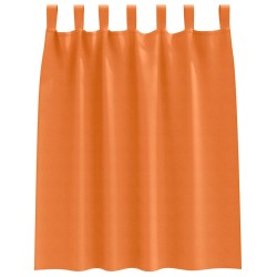 Rideaux occultants avec anneaux 2 pcs Orange vif 140 x 140 cm 535076535076