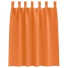 Rideaux occultants avec anneaux 2 pcs Orange vif 140 x 140 cm 535076535076