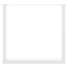 Pieds de table à manger en U 2 pièces Blanc 90 x (72-73) cm Acier 535077535077