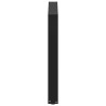 Pieds de table à manger en U 2 pièces Noir 90 x (72-73) cm Acier 535078535078