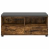 Banc d'entrée avec coussin Chêne Fumé 100 x 38 x 46 cm 535084535084