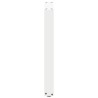 Pieds de table à manger en U, 2 pièces, blanc, 50 x (72-73) cm, acier 535087535087
