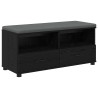 Banc d'entrée avec coussin Chêne Noir 100 x 38 x 46 cm 535088535088