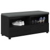 Banc d'entrée avec coussin Chêne Noir 100 x 38 x 46 cm 535088535088