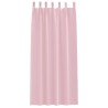Rideaux occultants avec anneaux 2 pcs Rose bébé 260 x 140 cm 535089535089