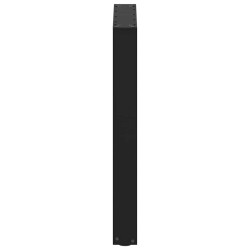 Pieds de table à manger en U 2 pièces Noir 60 x (72-73) cm Acier 535090535090