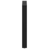 Pieds de table à manger en U 2 pièces Noir 60 x (72-73) cm Acier 535090535090