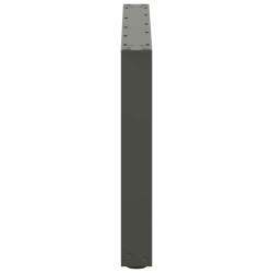Pieds de table basse en U 2 pièces Anthracite 70 x (42-43) cm Acier 535096535096