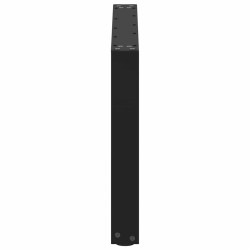 Pieds de table basse en U 2 pièces Noir 70 x (42-43) cm Acier 535097535097