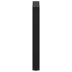 Pieds de table à manger en U 2 pièces Noir 50 x (72-73) cm Acier 535102535102