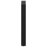 Pieds de table à manger en U 2 pièces Noir 50 x (72-73) cm Acier 535102535102