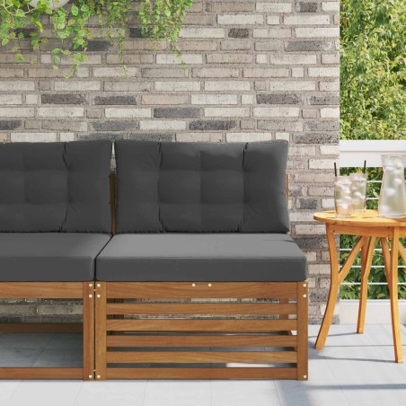 Canapé du milieu extérieur Bois d'Acacia Massif Naturel 535107535107