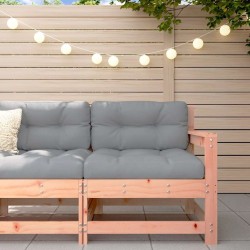 Chaise de jardin avec coussins bois massif douglas 535115535115