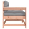 Chaise de jardin avec coussins bois massif douglas 535115535115