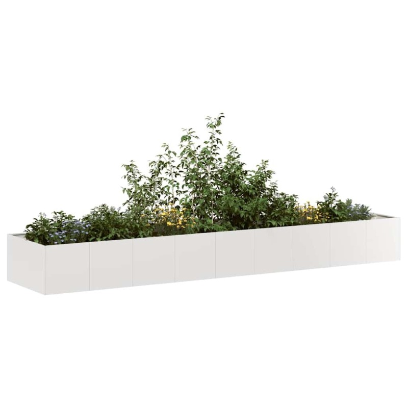 Jardinière 360x80x40 cm acier inoxydable 535120535120