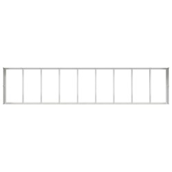 Jardinière 360x80x40 cm acier inoxydable 535120535120