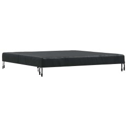 Housse de Table Uni Noir 122 x 122 x 15 cm tissu 535121535121