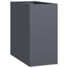 Jardinière anthracite 40x80x80 cm acier 535126535126
