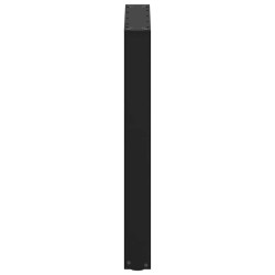 Pieds de table à manger en U 2 pièces Noir 70 x (72-73) cm Acier 535131535131