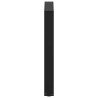Pieds de table à manger en U 2 pièces Noir 70 x (72-73) cm Acier 535131535131