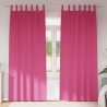 Rideaux occultants avec anneaux 2 pcs Rose vif 245 x 140 cm 535132535132