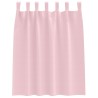 Rideaux occultants avec anneaux 2 pcs Rose bébé 140 x 140 cm 535134535134