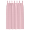 Rideaux occultants avec anneaux 2 pcs Rose bébé 175 x 140 cm 535135535135