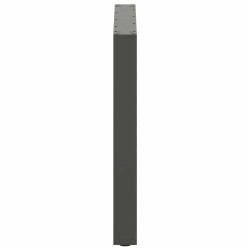 Pieds de table à manger en U 2 pièces Anthracite 80 x (72-73) cm Acier 535136535136
