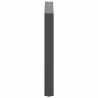 Pieds de table à manger en U 2 pièces Anthracite 80 x (72-73) cm Acier 535136535136