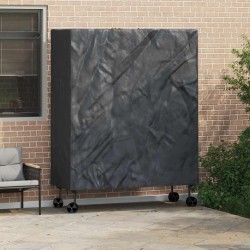 Housse de Table de Pingpong Uni Noir 165 x 70 x 185 cm tissu 535139535139