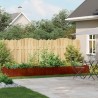 Jardinière rouillé 360x80x40 cm acier inoxydable 535140535140